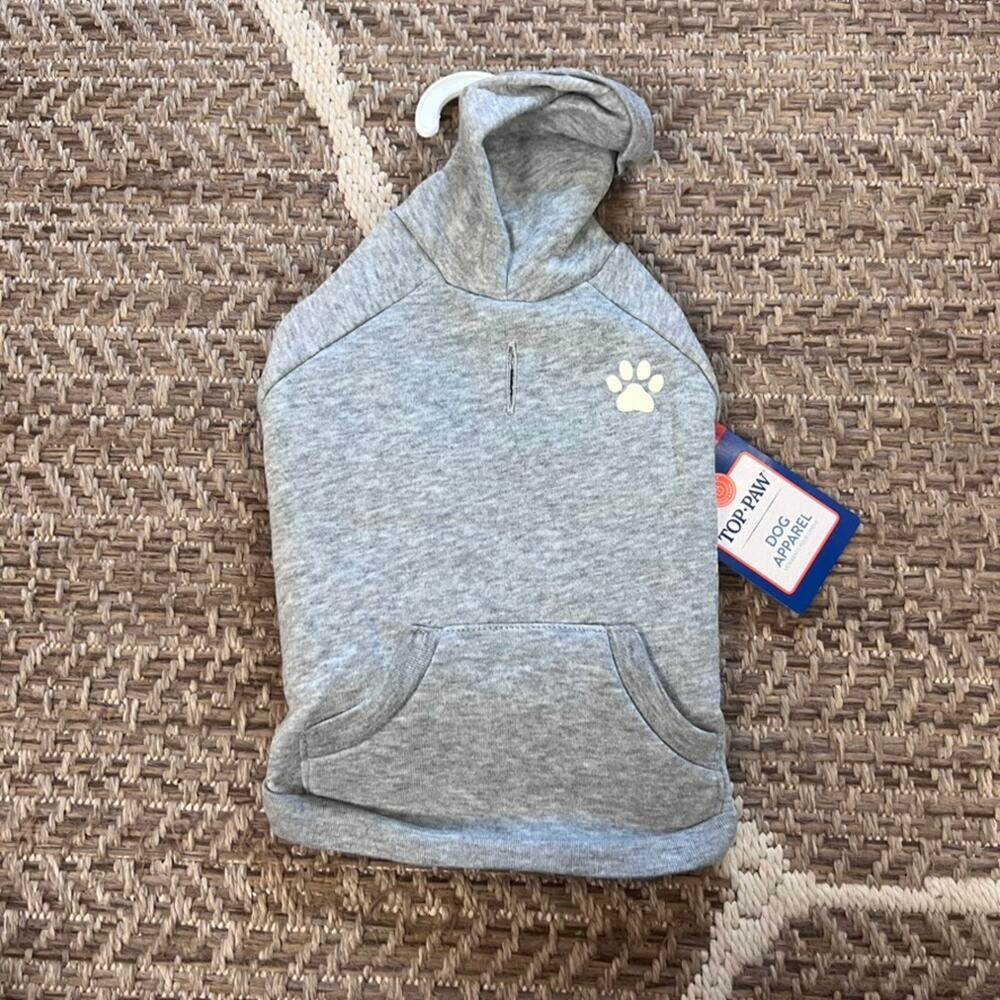 Top Paw Hooded Sweatshirt Sz XS